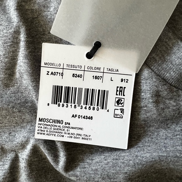 MOSCHINO Couture! T-shirt size large NEW w/tag - Picture 4 of 5